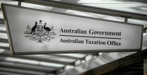 A sign that says Australian Government and Australian Taxation Office