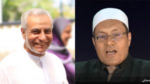 Dr Ibrahim Abu Mohamed pictured left, Moustafa Rashed pictured left. Moustafa Rashed made false claims.