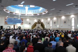 Men praying at Lakemba Mosque